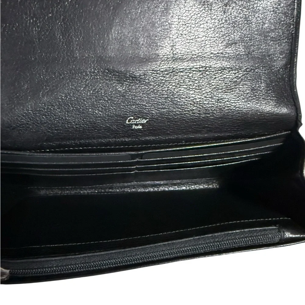 Black Buffalo Marcelo Leather Inter Long Wallet w/ Original Box, Papers & COA